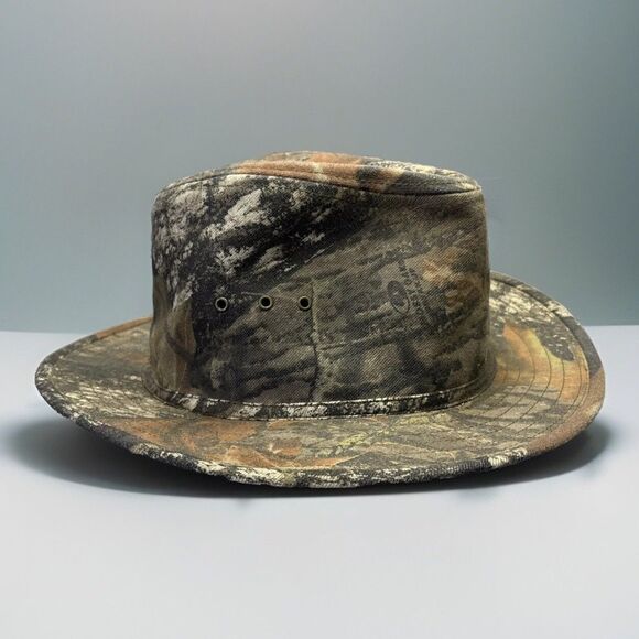Paramount Outdoors Camouflage Fedora Hat Large Mossy Oak Breakup Cotton / Poly - Picture 1 of 12